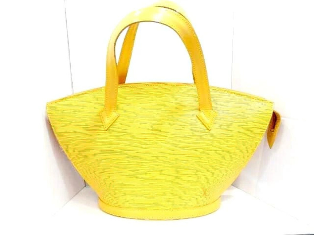 LOUIS VUITTON Saint Jacques Shoulder Bag Epi Leather Tassili Yellow